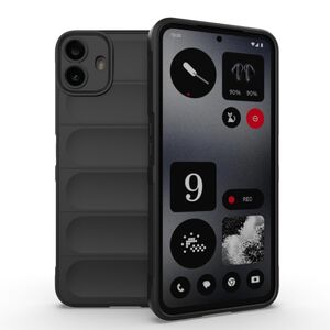 Husa pentru  Nothing CMF Phone 1 Liquid Silicone, Microfibre Lining, Non-Slip Airbag Design, negru