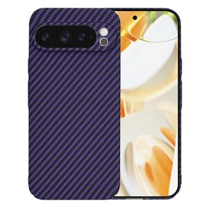 Husa pentru  Google Pixel 9 Pro CarbonFiber UltraSlim, Lightweight, mov