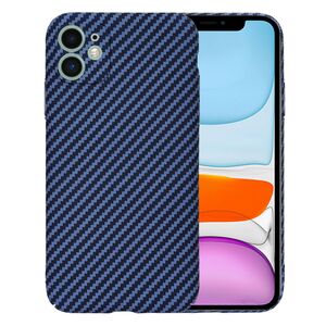 Husa pentru  iPhone 11 CarbonFiber UltraSlim, Lightweight, albastru