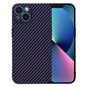 Husa pentru  iPhone 13 CarbonFiber UltraSlim, Lightweight, mov