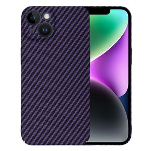 Husa pentru  iPhone 14 CarbonFiber UltraSlim, Lightweight, mov