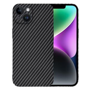 Husa pentru  iPhone 14 CarbonFiber UltraSlim, Lightweight, negru