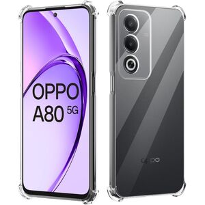 Husa pentru  Oppo A80, Anti-Shock 1.5mm, reinforced 4 corners, cu protectie lentile, transparent