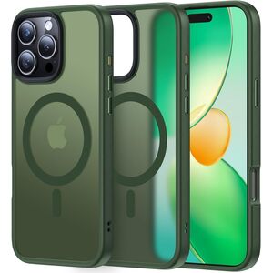 Husa pentru  iPhone 16 Pro cu MagSafe, Ghost Series, frosted - verde