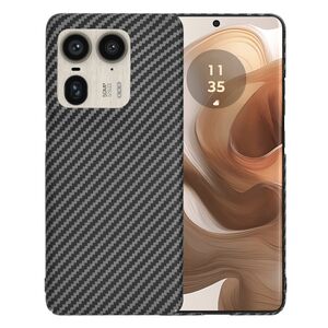 Husa pentru  Motorola Edge 50 Ultra CarbonFiber UltraSlim, Lightweight, negru