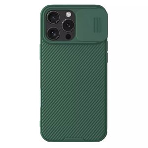 Husa pentru  iPhone 16 Pro MagSafe Pro cu slider pentru protectie lentile - verde