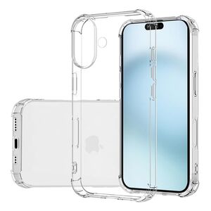 Husa pentru iPhone 16 Anti Shock 1.5 mm Reinforced 4 corners (transparent)