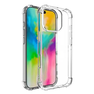 Husa pentru iPhone 16 Pro Anti Shock 1.5 mm Reinforced 4 corners (transparent)
