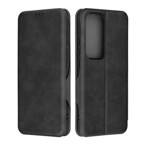 Husa tip carte pentru Oppo Reno 12 Pro Smart Wallet fata - spate protectie 360 - negru