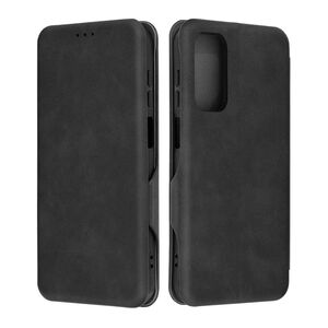 Husa tip carte pentru Samsung Galaxy M15 Smart Wallet fata - spate protectie 360 - negru