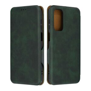 Husa tip carte pentru Samsung Galaxy M15 Smart Wallet fata - spate protectie 360 - verde