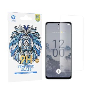 Folie sticla Nokia X30 Lito 9H Tempered Glass, transparenta