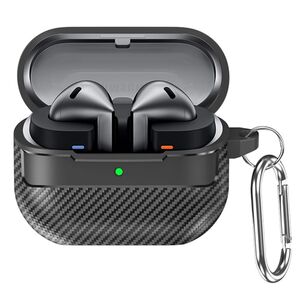 Techsuit - carbonfiber - for samsung galaxy buds 3 / 3 pro - black