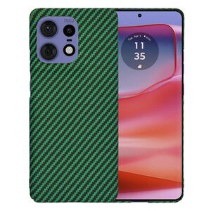 Husa pentru  Motorola Edge 50 Pro CarbonFiber UltraSlim, Lightweight, verde