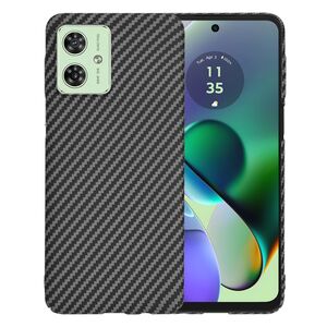Husa pentru  Motorola Moto G54, G54 Power Edition CarbonFiber UltraSlim, Lightweight, negru