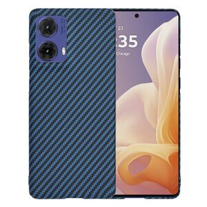 Husa pentru  Motorola Moto G85 CarbonFiber UltraSlim, Lightweight, albastru