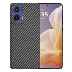 Husa pentru  Motorola Moto G85 CarbonFiber UltraSlim, Lightweight, negru
