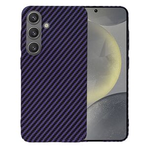 Husa pentru  Samsung Galaxy S24 CarbonFiber UltraSlim, Lightweight, mov