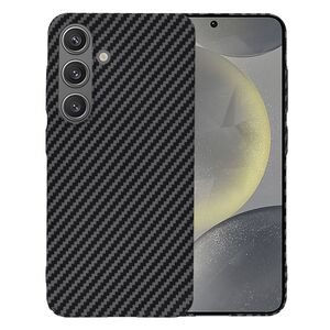 Husa pentru  Samsung Galaxy S24 CarbonFiber UltraSlim, Lightweight, negru