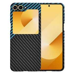 Husa pentru  Samsung Galaxy Z Flip 6 CarbonFiber UltraSlim, Lightweight, albastru