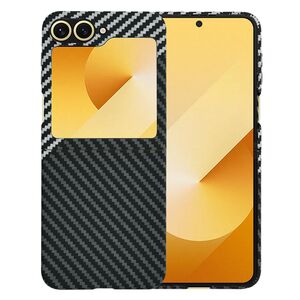 Husa pentru  Samsung Galaxy Z Flip 6 CarbonFiber UltraSlim, Lightweight, negru