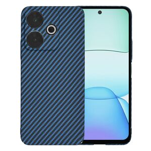 Husa pentru  Xiaomi Redmi 13 CarbonFiber UltraSlim, Lightweight, albastru
