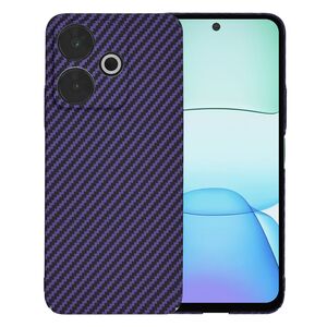 Husa pentru  Xiaomi Redmi 13 CarbonFiber UltraSlim, Lightweight, mov