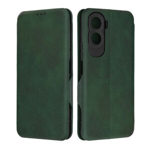 Husa tip carte pentru Honor 90 lite Smart Wallet fata - spate protectie 360 - verde