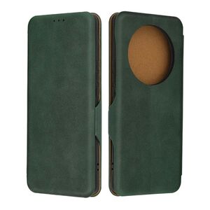 Husa tip carte pentru Honor Magic 6 Lite Smart Wallet fata - spate protectie 360 - verde