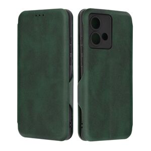 Husa tip carte pentru Motorola Edge 40 NEO Smart Wallet fata - spate protectie 360 - verde
