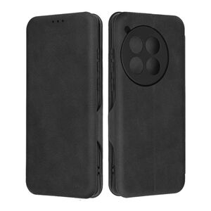 Husa tip carte pentru OnePlus 12 Smart Wallet fata - spate protectie 360 - negru