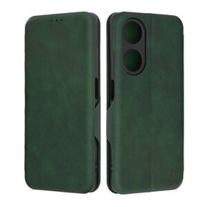 Husa tip carte pentru Oppo A98 Smart Wallet fata - spate protectie 360 - verde