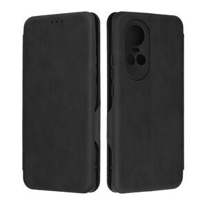 Husa tip carte pentru Oppo Reno 10, Reno 10 Pro Smart Wallet fata - spate protectie 360 - negru