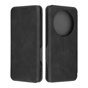 Husa tip carte pentru Realme 12 Pro, Realme 12 Pro+ Smart Wallet fata - spate protectie 360 - negru