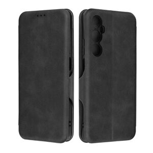 Husa tip carte pentru Realme C65 Smart Wallet fata - spate protectie 360 - negru