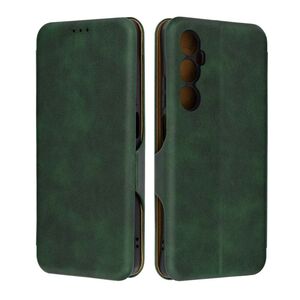 Husa tip carte pentru Realme C65 Smart Wallet fata - spate protectie 360 - verde