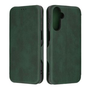 Husa tip carte pentru Samsung Galaxy A55 Smart Wallet fata - spate protectie 360 - verde