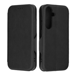 Husa tip carte pentru Samsung Galaxy S24 Smart Wallet fata - spate protectie 360 - negru