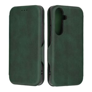 Husa tip carte pentru Samsung Galaxy S24 Smart Wallet fata - spate protectie 360 - verde