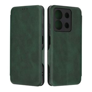 Husa tip carte pentru Xiaomi Redmi Note 13 5G Smart Wallet fata - spate protectie 360 - verde