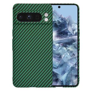 Husa pentru  Google Pixel 8 Pro CarbonFiber UltraSlim, Lightweight, verde