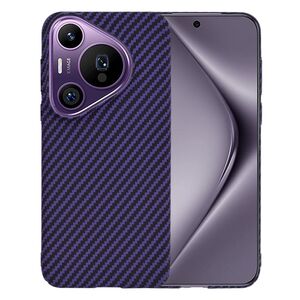 Husa pentru  Huawei Pura 70 Pro CarbonFiber UltraSlim, Lightweight, mov