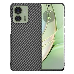Husa pentru  Motorola Edge 40 CarbonFiber UltraSlim, Lightweight, negru