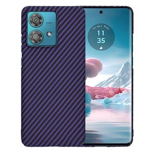 Husa pentru  Motorola Edge 40 NEO CarbonFiber UltraSlim, Lightweight, mov
