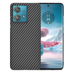 Husa pentru  Motorola Edge 40 NEO CarbonFiber UltraSlim, Lightweight, negru