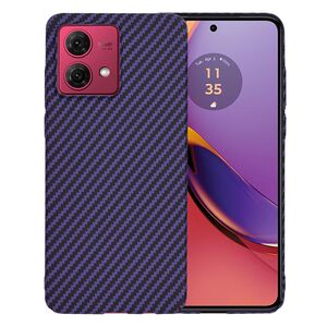 Husa pentru  Motorola Moto G84 CarbonFiber UltraSlim, Lightweight, mov