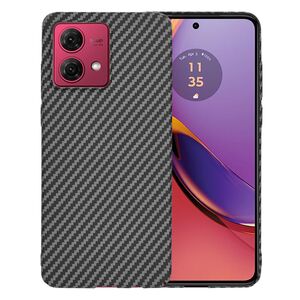 Husa pentru  Motorola Moto G84 CarbonFiber UltraSlim, Lightweight, negru