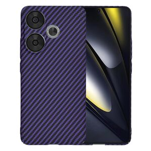 Husa pentru  Poco F6 CarbonFiber UltraSlim, Lightweight, mov