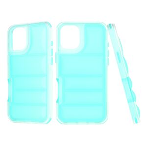 Husa pentru  iPhone 16 Air Cusion anti-shock, Dazzling - turcoaz