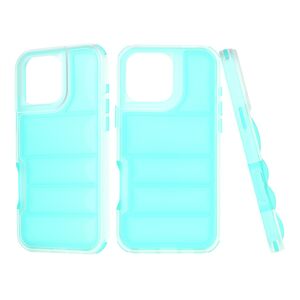 Husa pentru  iPhone 16 Pro Max Air Cusion anti-shock, Dazzling - turcoaz